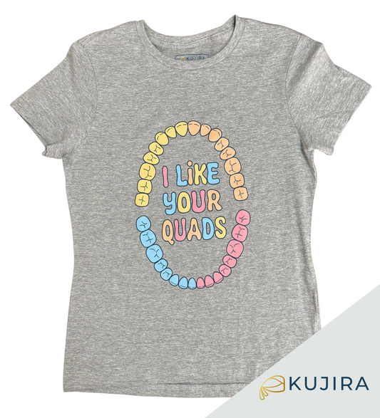 Playera Mujer I Like Your Quads